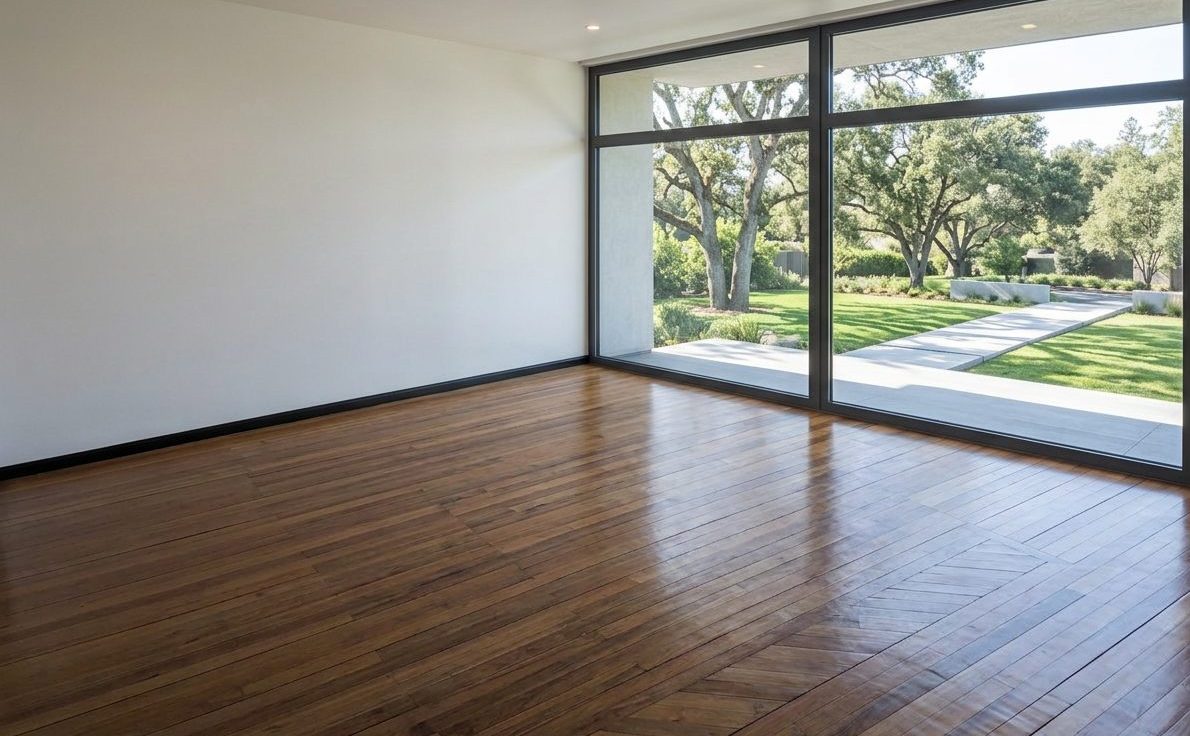 Empty room, before staging